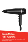AR5138 Hairstar Ion Saç Kurutma Makinesi 2300 W, 2 Hız, 3 Isı Ayarı, Siyah
