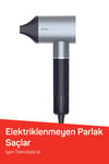 AR5169 Revolution Profesyonel İyonlu Saç Kurutma Makinesi 1600W, BLDC Motoru, Platin Gri