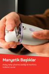 AR5173 Sateen Touch Şarjlı Epilasyon Cihazı, 48 Cımbızlı Başlık, 2 Farklı Hız Ayarı,Led Işık Sistemi
