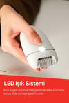 AR5173 Sateen Touch Şarjlı Epilasyon Cihazı, 48 Cımbızlı Başlık, 2 Farklı Hız Ayarı,Led Işık Sistemi