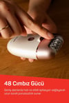 AR5175 Sateen Touch Şarjlı Epilasyon Seti, 48 Cımbızlı Başlık, 2 Farklı Hız Ayarı, Led Işık Sistemi