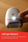 AR5175 Sateen Touch Şarjlı Epilasyon Seti, 48 Cımbızlı Başlık, 2 Farklı Hız Ayarı, Led Işık Sistemi