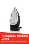 AR6020 Pressa 2400Watt Seramik Taban Buharlı Ütü,Şok Buhar
