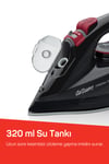 AR6020 Pressa 2400Watt Seramik Taban Buharlı Ütü,Şok Buhar