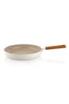 Ceramoni Seramik Tava 30 Cm-Krem