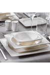Glamor Pure 60 Parça 12 Kişilik Yemek Takımı Platin