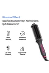 Illusion Effect Saç Düzleştirici Fırça İyonlu Seramik Kaplama 220C Hızlı Isınma