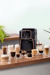 OK0028 Okka Espresso Pro M Tam Otomatik Espresso Makinesi, 11 Sıcak ve Soğuk İçecek, Bakır