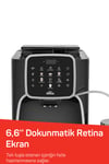 OK0028 Okka Espresso Pro M Tam Otomatik Espresso Makinesi, 11 Sıcak ve Soğuk İçecek, Krom