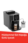 OK0028 Okka Espresso Pro M Tam Otomatik Espresso Makinesi, 11 Sıcak ve Soğuk İçecek, Krom