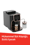 OK0028 Okka Espresso Pro M Tam Otomatik Espresso Makinesi, 11 Sıcak ve Soğuk İçecek, Bakır