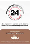 OK004 Okka Minio Türk Kahvesi Makinesi Taşma Önleyici Sistem, 4 Fincan Kapasiteli, Bakır
