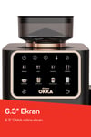 OK0042 Okka Barista Pro Otomatik Espresso Makinesi 1400W, Duo Heat Teknolojisi, Bakır