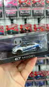 E.T Model  1:64 Nissan GT-R R35 LB Widebody Modified 1.5 Version FNF Silver Blue