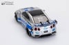 E.T Model  1:64 Nissan GT-R R35 LB Widebody Modified 1.5 Version FNF Silver Blue