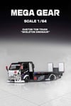 Mega Gear 1/64 MG Trailer Bone Dragon Metallic Black