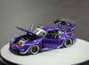 PGM 1:64 PORSCHE RWB 993 METALLIC PURPLE ARMY GIRL 