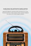 Nostalji Kablosuz Hoparlör ns02