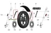 REGAL RAPTOR PİLDER 125 ÖN ÇAMURLUK BAPLANTI SACI TAKIM