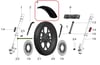 REGAL RAPTOR PİLDER 125 ÖN ÇAMURLUK SİYAH