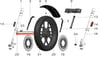 REGAL RAPTOR PİLDER 125 ÖN TEKER MİLİ