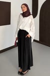 Lina Oysho Etek Görünümlü Pantolon - Siyah