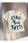 Erkek Çocuk Köpek Baskılı Basic T-shirt