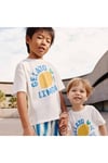 Limon Baskılı T-shirt Şort Erkek Çocuk İkili Takım