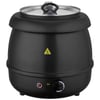 emta Çorba Kazanı CB10 Elegance Elektrikli – 9 Litre Siyah Profesyonel Çorba Isıtıcı