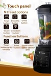 Vosco Home Pro Profesyonel Smoothie Blender 1600W 2 Litre Buz Kırıcı Siyah VHS-200ES