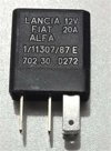 0603010 MİCRO RÖLE 12V 20 AMPER 4 FİŞLİ SİYAH