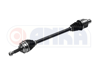 AKS ÖN SAĞ YAYLI KALIN FREZE CLIO III-KNG 06 > 1.5 DCI ABS Lİ 724mm/23diş/44diş
