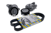 ALTERNATÖR GERGİ KİTİ 6PK1005EST 208-2008-308-3008-5008-PARTNER-BERLINGO-CROSSLAND-C3-C4 1.6 BlueH DI
