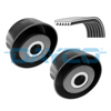 ALTERNATÖR GERGİ SETİ 6PK1125 PARTNER-P206-306-JUMPY1.9D -P307 1.4 16V-1.6 16V-C2 1.4-1.6-C3 1.4i- 1.4 16V