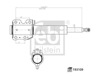 AMORTISOR ON GAZLI MERCEDES SPRINTER B901>B903 . VW LT 28-35-46