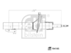 AMORTİSÖR ÖN SAĞ-SOL FORD TRANSİT 01> V184