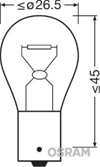 AMPUL 24V 93 SİNYAL 21W TEK DUY