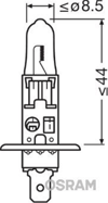 AMPUL 24V H1 70W