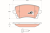 ARKA BALATA VW TRANSPORTER T5 03-09 A4 04-09 A6 04-11 A8 03-10 FİŞSİZ