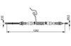 ARKA EL FREN TELI SAG TRANSIT V184 2.0TDCI 2.4TDCI 01>06 A.CEKER ARKA TEK TEKER