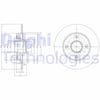 ARKA FREN AYNASI ADET P307-C4 1.4-1.6-2.0 HDİ 05> 249x9x4DL PORYALI