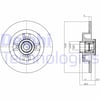 ARKA FREN AYNASI TEK ABS SENSOR HALKASI ILE GRAND SCENIC 1.5DCI/1.6/1.9 DCI/2.0 04-