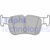 ARKA FREN BALATA HONDA CIVIC 1.6L R16B 4 kapı sedan benzinli FC5 kasa 16-> / CR-V 2.0L K20 RD RE kasa 02-06 / FORD TRANSIT CONNECT 1.5L 1.6L 15-> / KUGA 1.5L 1.6L 2.0L 13-> / FOCUS 1.5L 1.6L 2.0L
