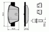 ARKA FREN BALATASI FIAT STILO 02> LINEA 07> BRAVO II 07>14 ALFA ROMEO MİTO 08> MULTIPLA 99>