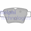 ARKA FREN BALATASI PEUGEOT P307 00> P307 SW 02> P307 CC 03> P207 06> CITROEN C4 04>08> KÜÇÜK TİP