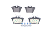 ARKA FREN BALATASI PEUGEOT P407 1.6 HDI 1.8-2.0 04> 607 00> CITROEN C5 08>