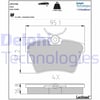 ARKA FREN BALATASI RENAULT TRAFIC II 06> TRAFIC III 15> OPEL VIVARO A 06> VIVARO B 15>