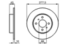 ARKA FREN DİSKİ DOLU TİP NISSAN PRIMERA 1.6L QG16DE P11 99-01 1.8L QG18DE P11 99-01 278 çap x 4 b ijon - Adet disk fiyatıdır