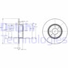 ARKA FREN DISKI FIAT BRAVO II 07> STILO 01> LINEA 07> ALFA ROMEO MITO 08> LANCIA DELTA II 08> 251.5x10x4DL