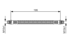 ARKA FREN HORTUMU PEUGEOT P106 91>04 CITROEN SAXO 96>04 AX 91>98